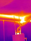 Thermal Image Of Improper Furnace Venting Thermal Image Of Improper Furnace Venting