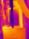 Thermal Image of a Condensing Gas Furnace